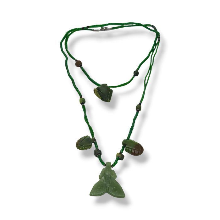 Jade Necklace With Red (5) - Image 1