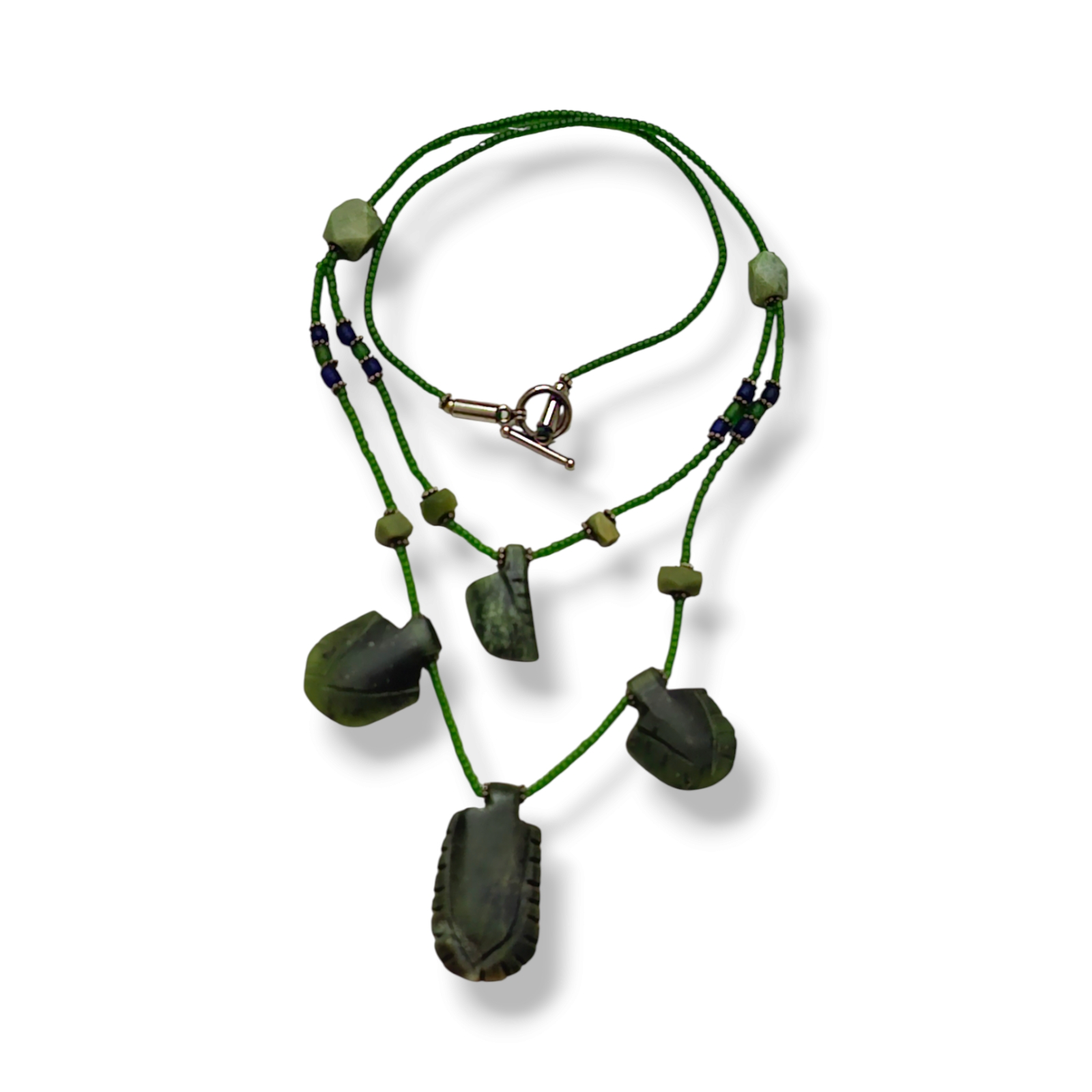 Jade Necklace With Red 30 (6) Jade Necklace With Red (6) - Image 1