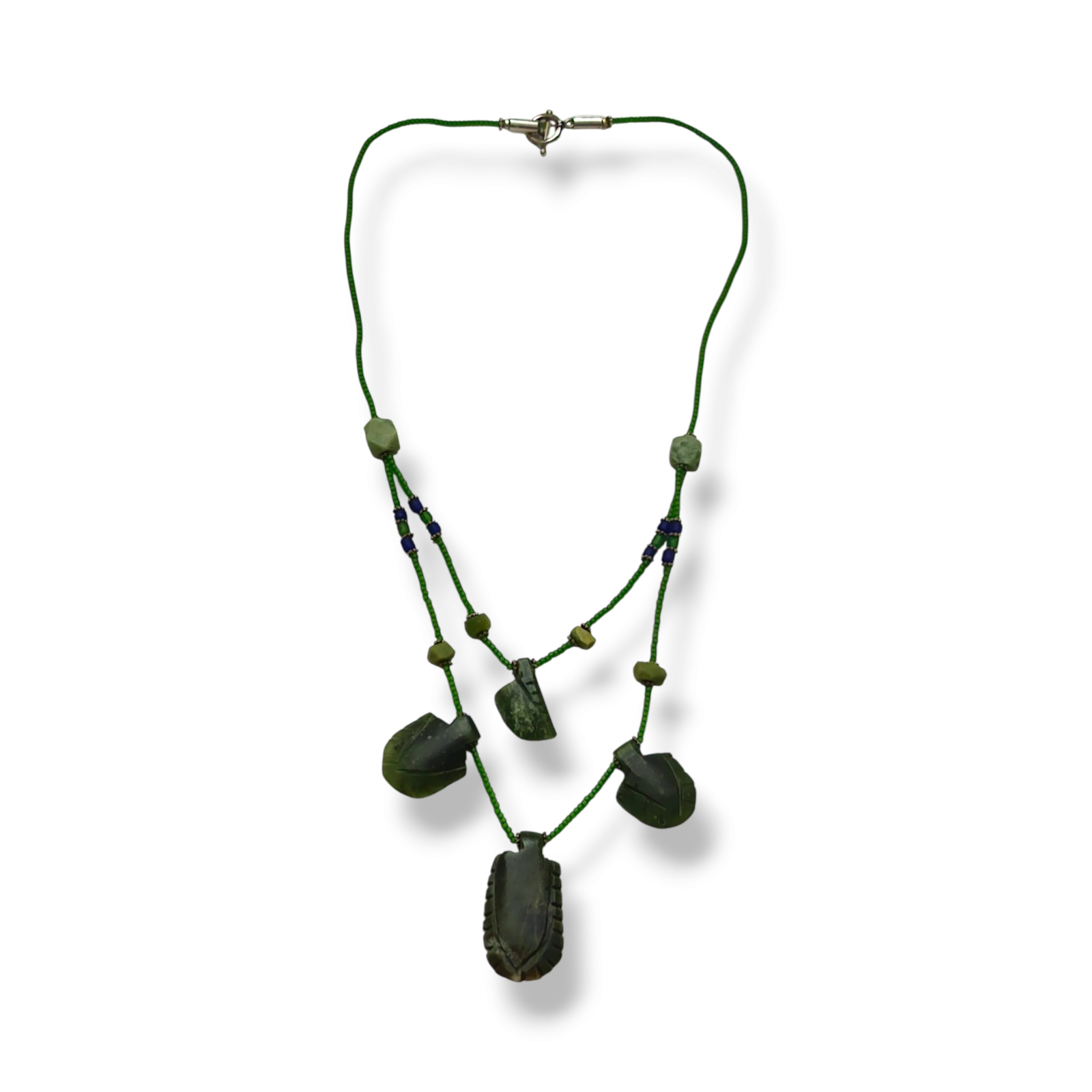 Jade Necklace With Red 30 (7) Jade Necklace With Red (7) - Image 1