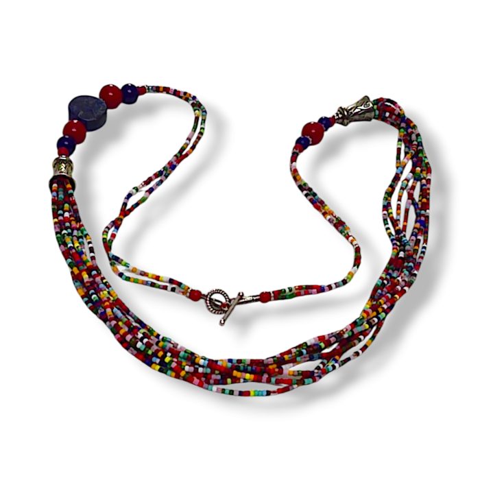 Multicolor Side Style Necklace (1) - Image 1
