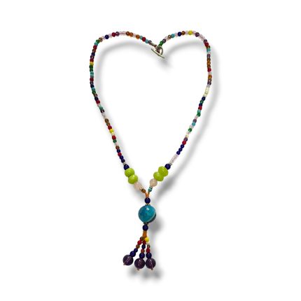 Multicolor Side Style Necklace (2)