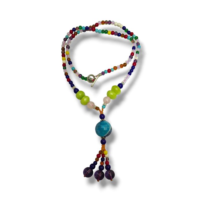Multicolor Side Style Necklace (3) - Image 1